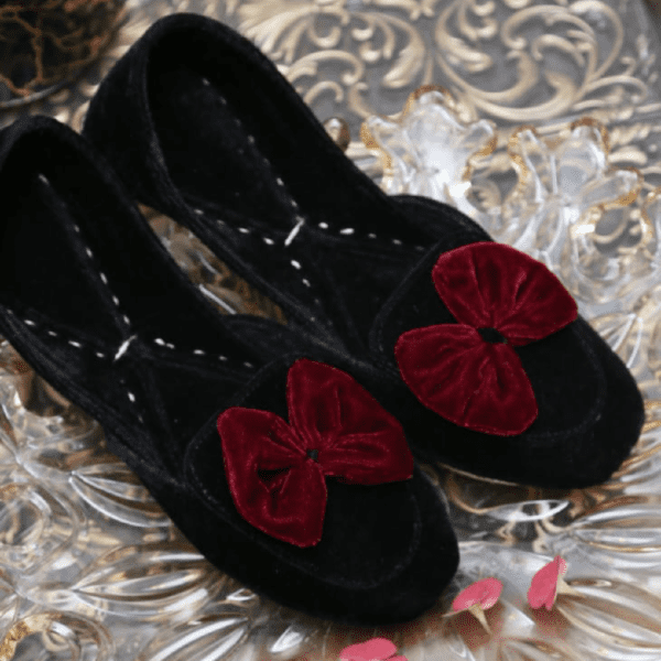 Black Velvet with Bow - Image 2