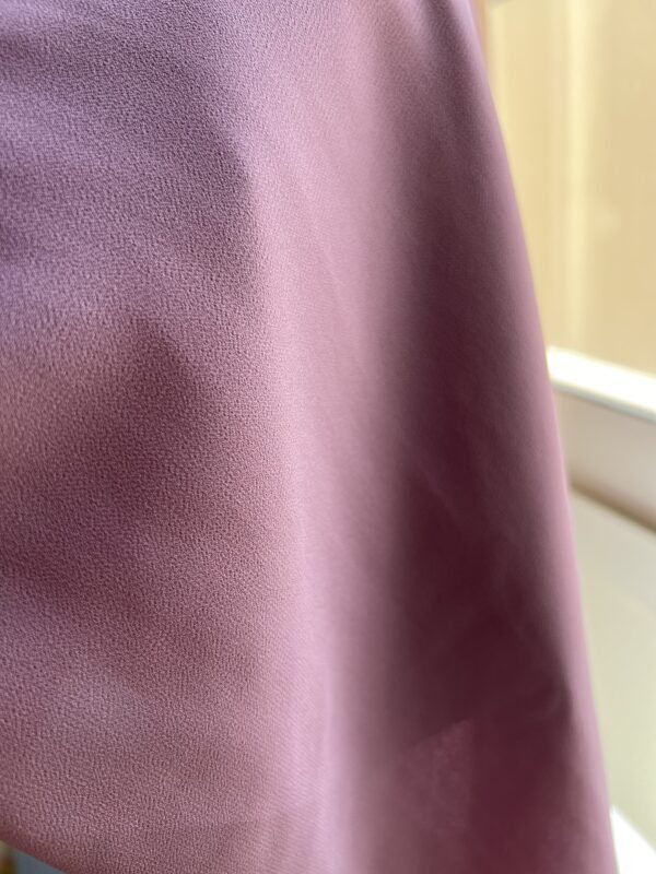 Gossamer Blush: Lightweight Georgette Pink Scarf for Effortless Elegance in Moderate Weather - Image 2