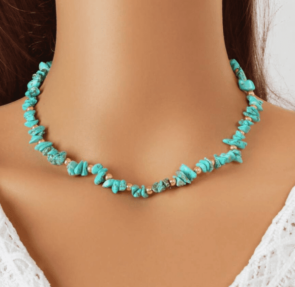 Turquoise Beaded Necklace