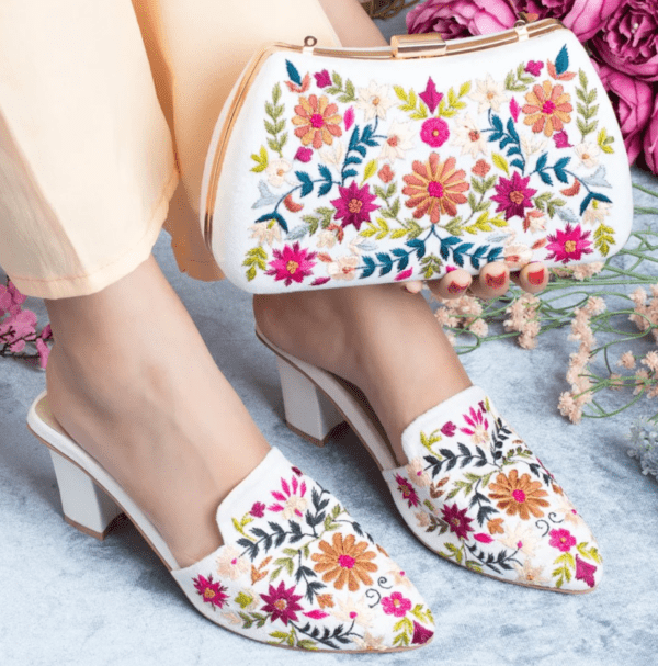 Florals (Clutch and Mules Duo)
