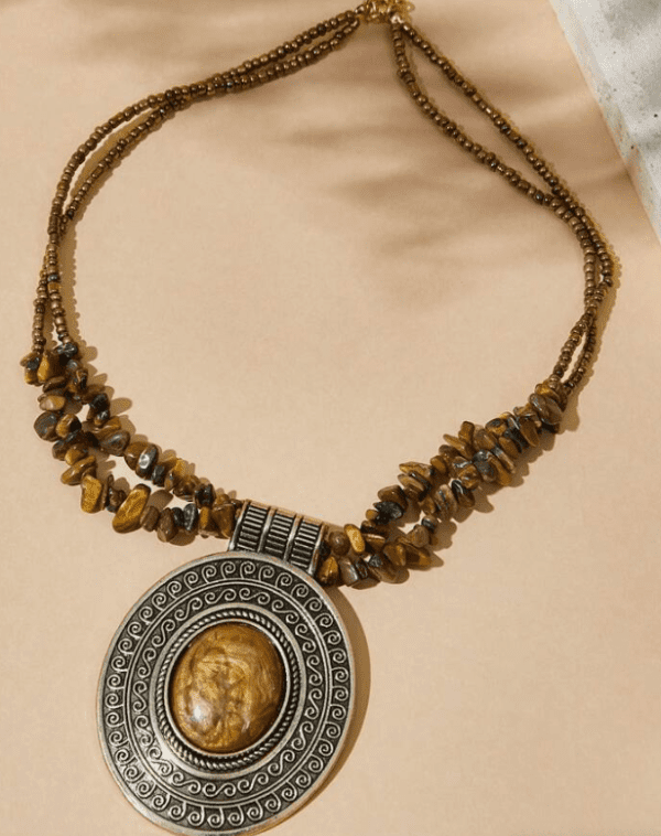 Vintage Agate Necklace - Image 3