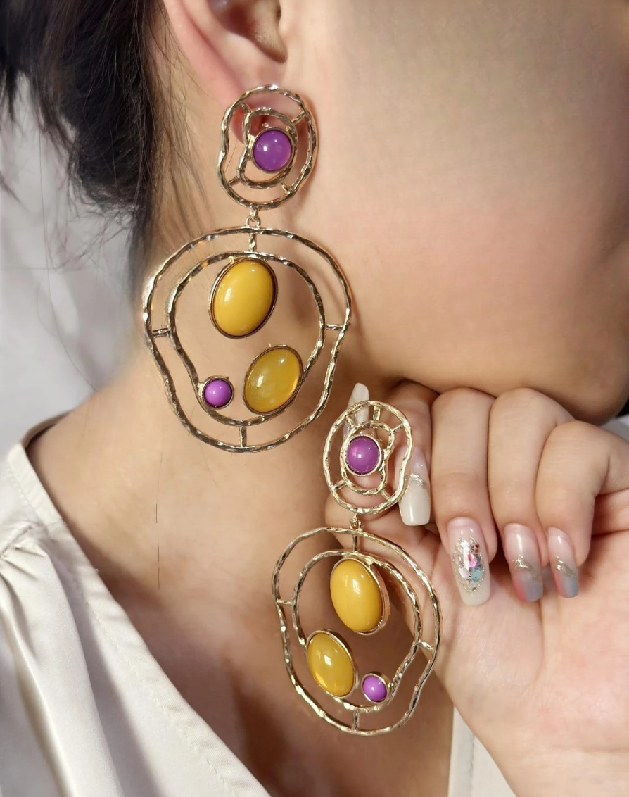 Yellow Serene Earrings