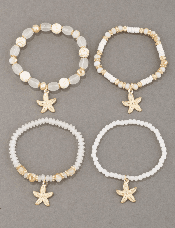 Starfish Bracelets Set of 4 - Image 3