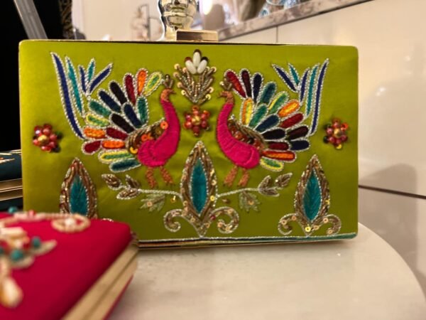 Handcrafted Embroidered Clutch - Image 2