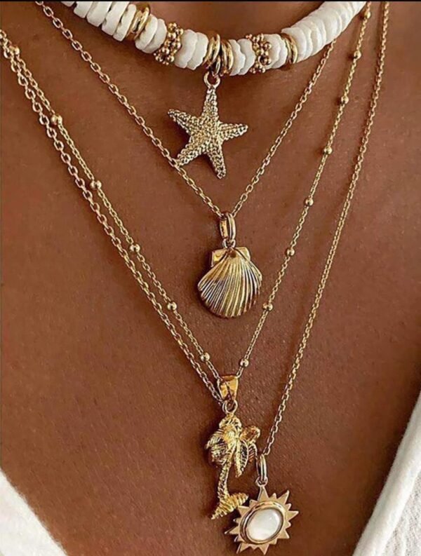 Ocean Dreams Layered Necklace Set