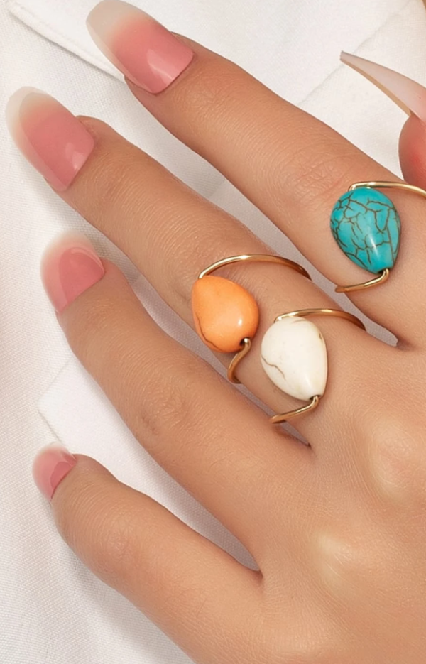 Stone Decor Ring - Image 2